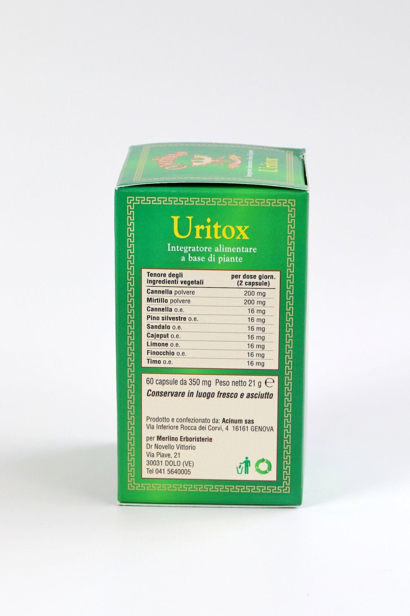 Uritox - Erboristeria Merlino® di Novello Vittoria